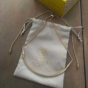 Kendra Scott Gold Necklace with crystals